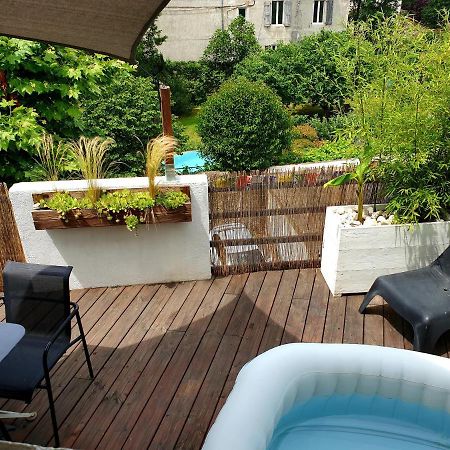 Duplex Avec Spa Et Terrasse En Plein Centre Du Village Saint-Jean-du-Gard Eksteriør bilde