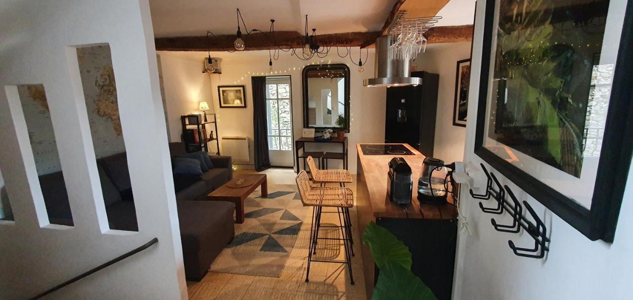 Duplex Avec Spa Et Terrasse En Plein Centre Du Village Saint-Jean-du-Gard Eksteriør bilde